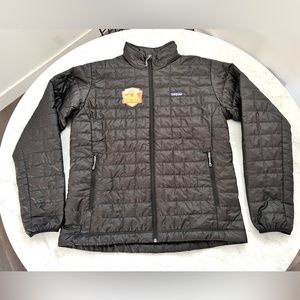 Patagonia Nano Puff Jacket Coat - Black - Men’s Size Large - Arches *LOGO*